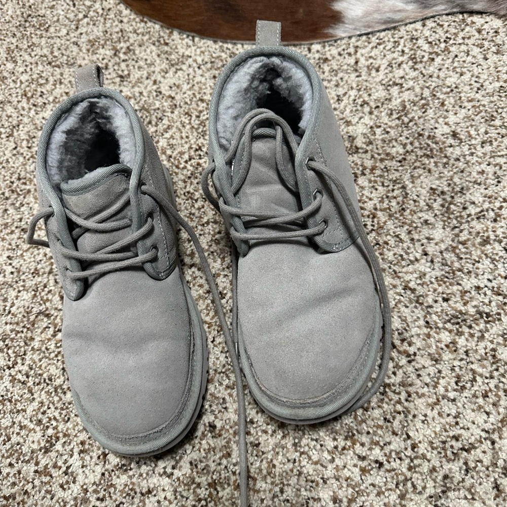 Women’s gray Ugg Suede Boots